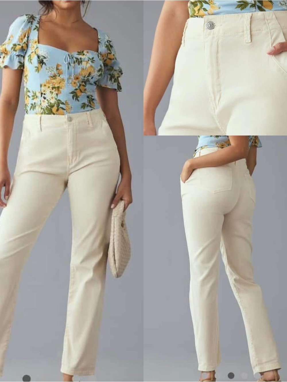 PAIGE Drew mid-rise relaxed Straight-Leg Jeans, like new, size 33